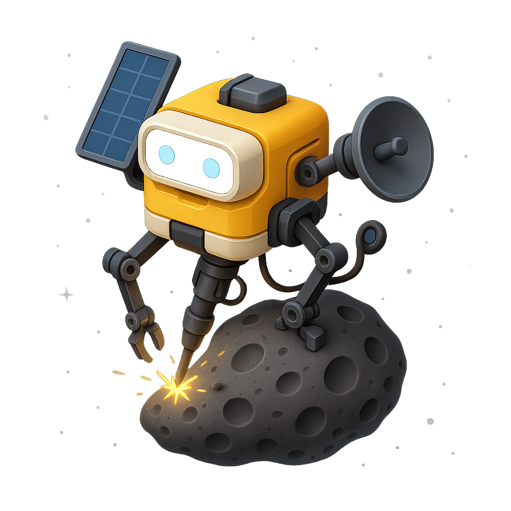 Asteroid Mining Drone