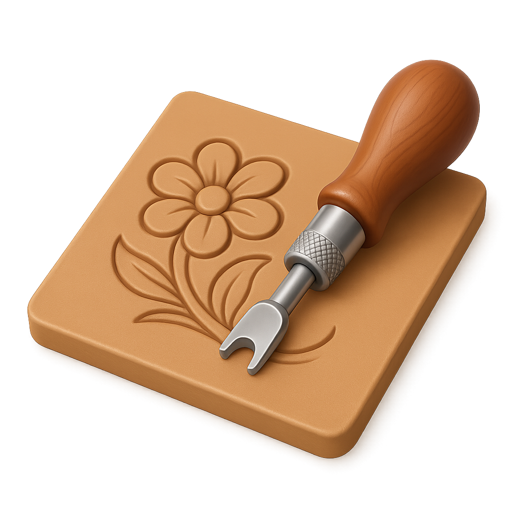 Leather carving