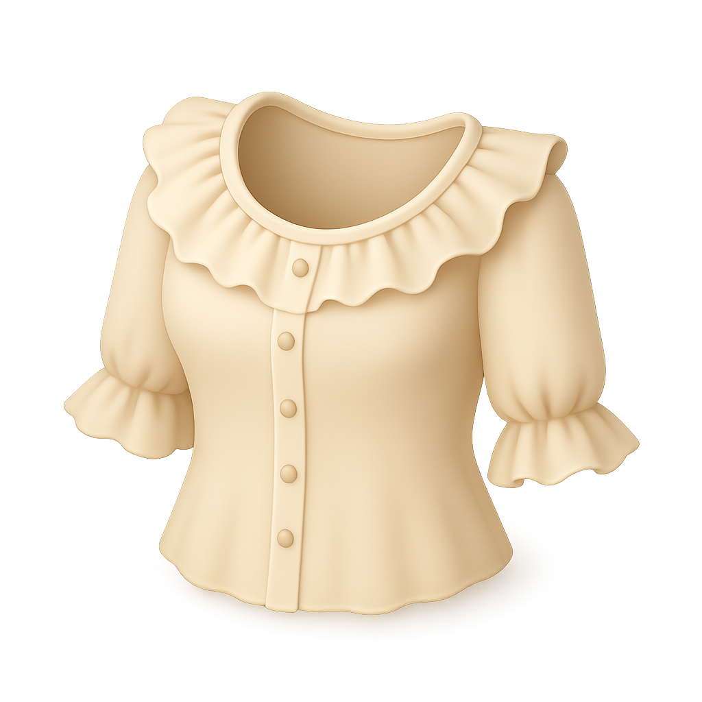 Ruffled blouse