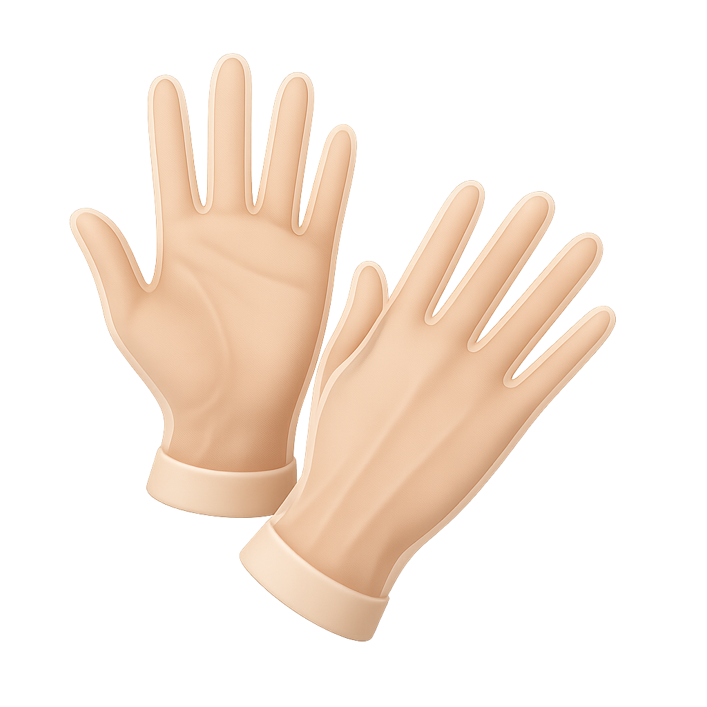 Sheer gloves
