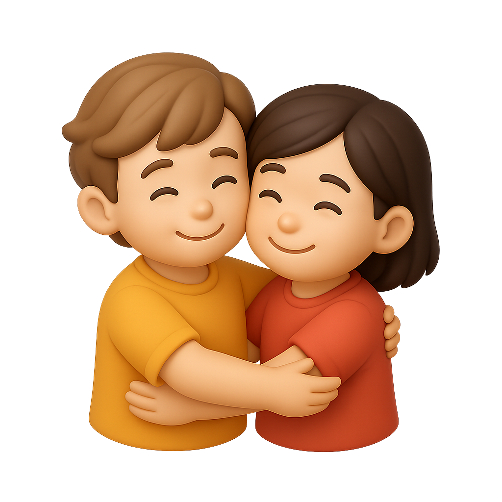 Kids Hugging