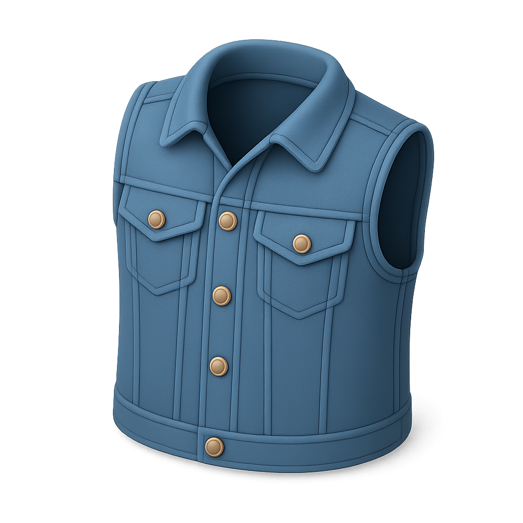 Denim vest