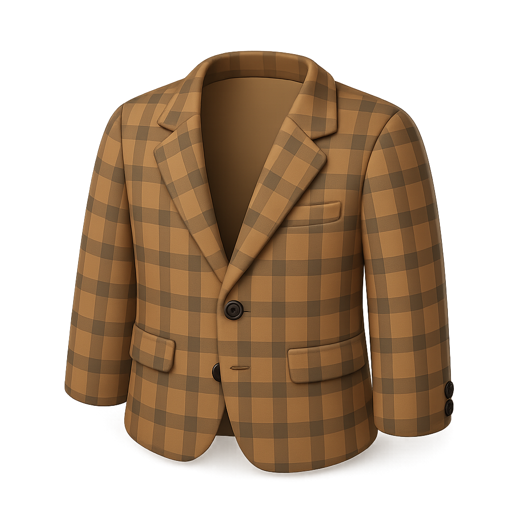Plaid blazer