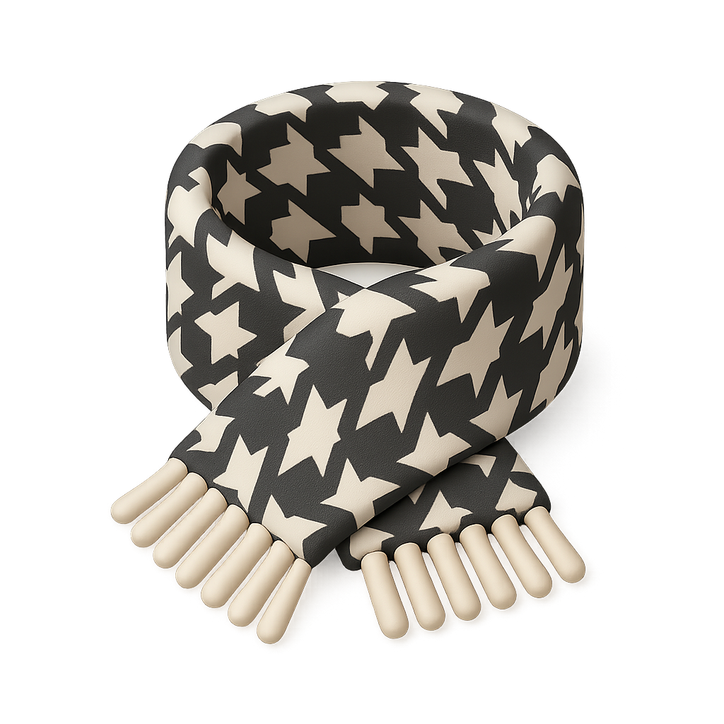 Houndstooth Scarf
