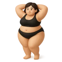 Plus-sized Model