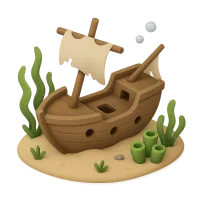 Sunken Shipwreck