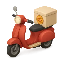 Pizza Delivery Scooter