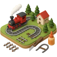 Model train building