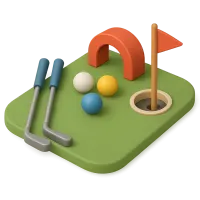 Mini golf set