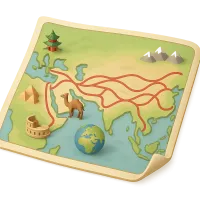 Silk Road Map