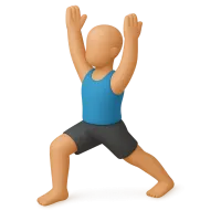 Yoga Warrior I Pose