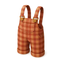 Plaid Overalls