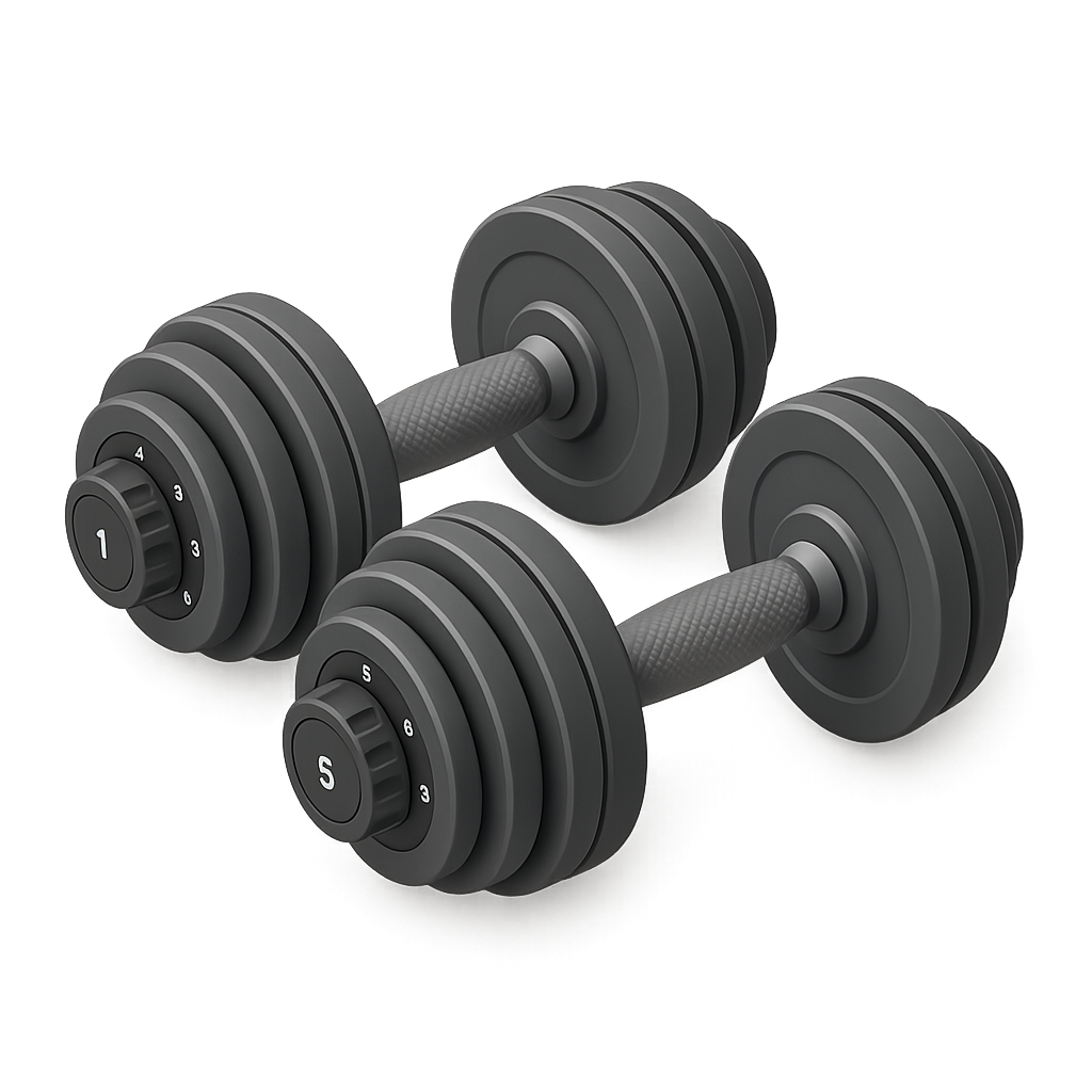 Adjustable dumbbells