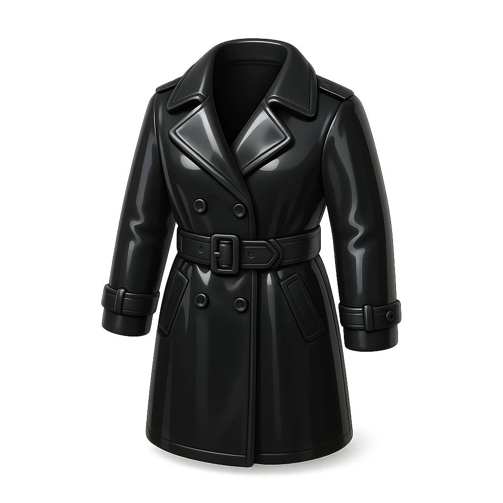 PVC Trench Coat