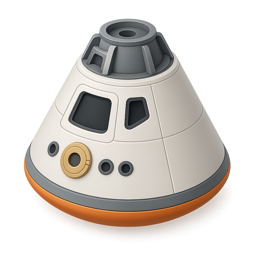 Apollo Space Mission Capsule