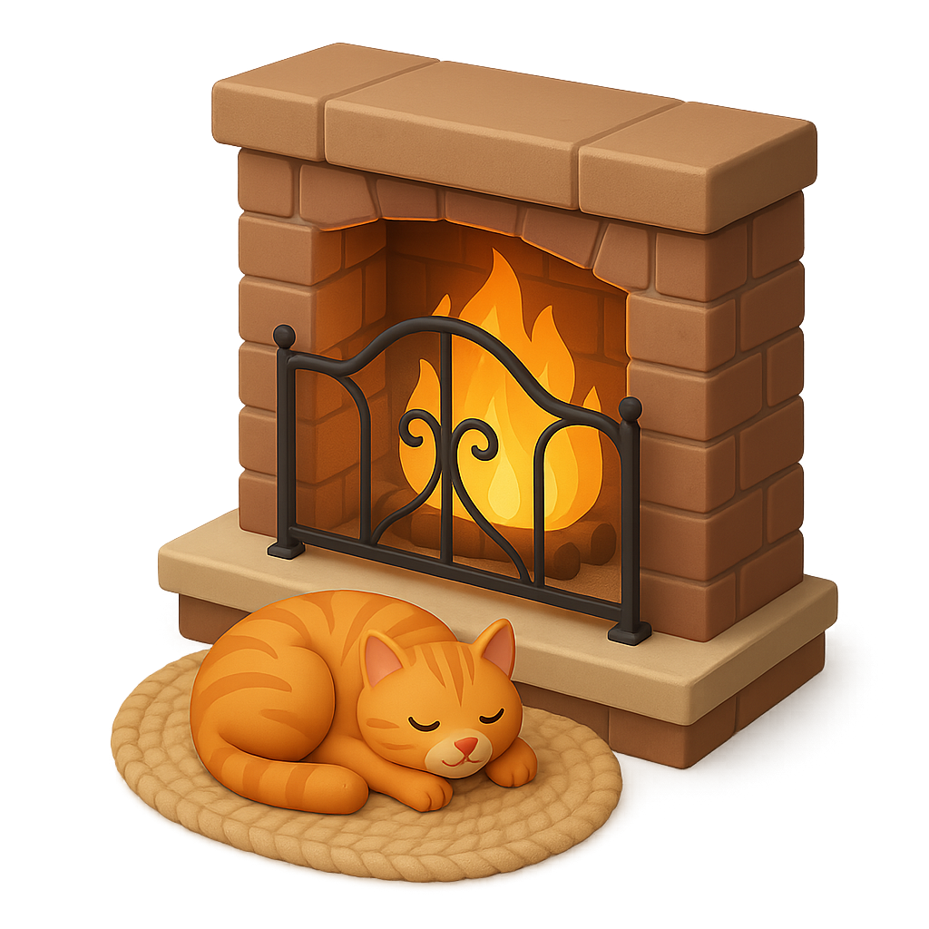 Cozy Fireplace