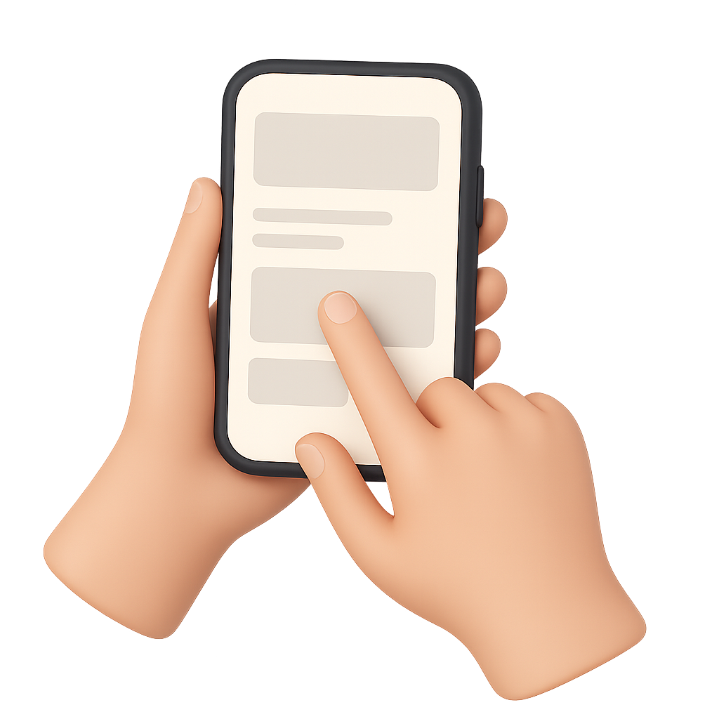 Phone Scrolling